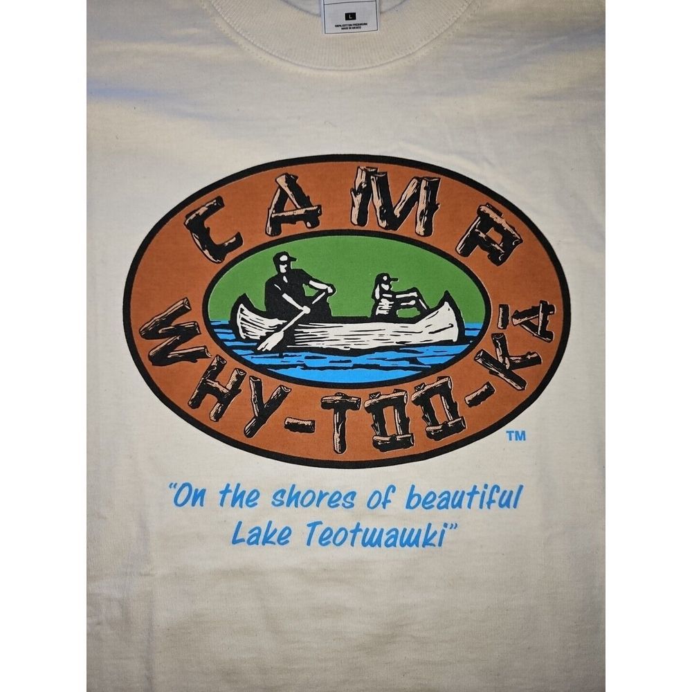 VTG CAMP WHY-TOO-KA TShirt Lake TEOTWAWKI Doomsday End Of World As We Know It LG